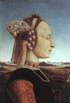 皮耶羅 德拉 弗朗西斯卡 Portrait of Battista Sforza
